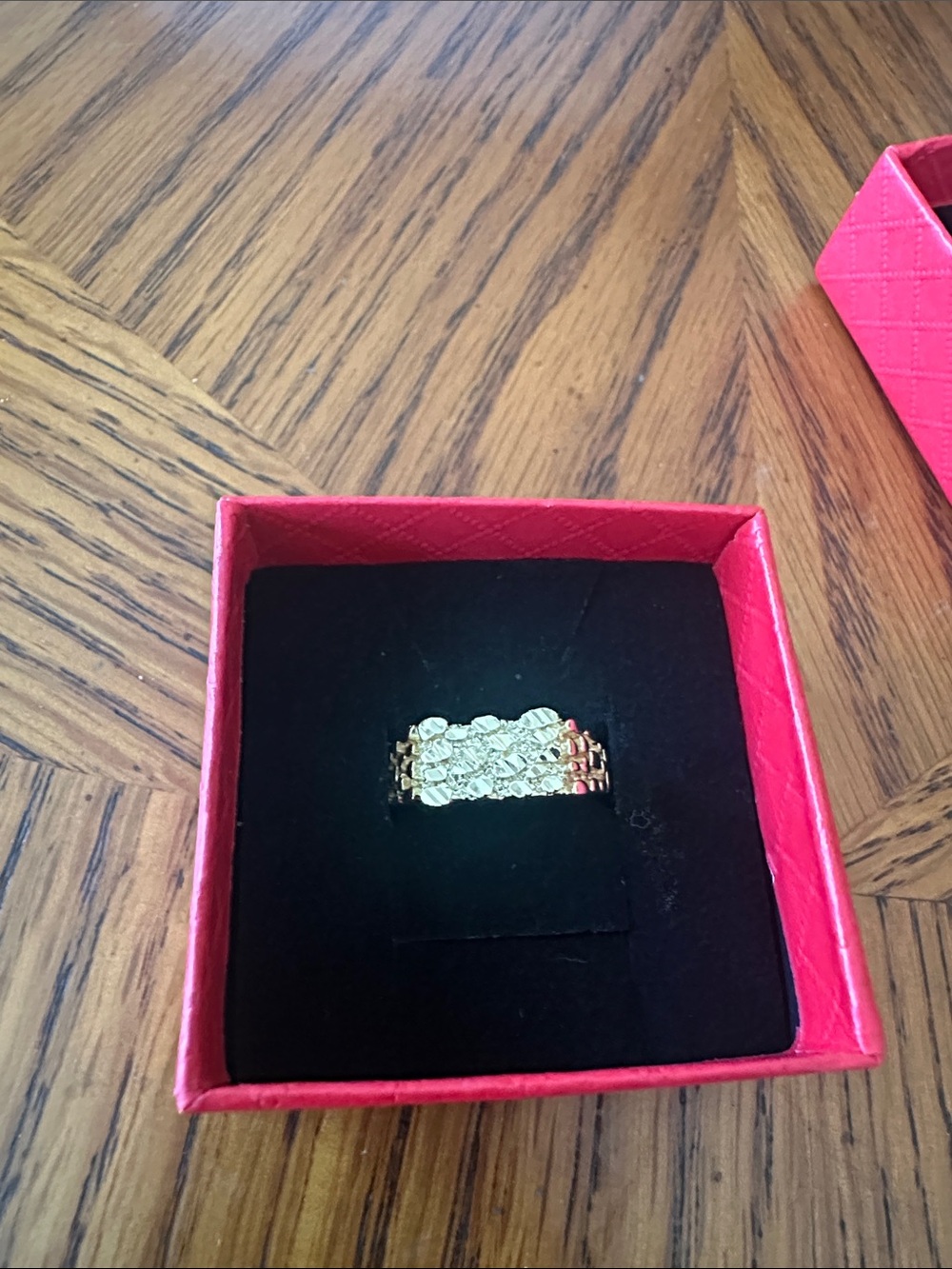Gold Floral Statement Ring - Elegant Women's Jewelry
